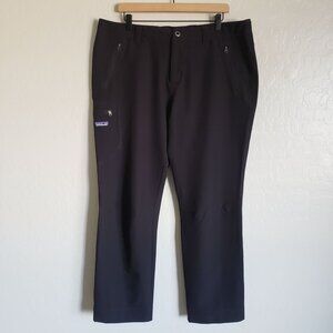 Patagonia Simple Guide Pants Black Sz Women's XL Softshell Hiking Outdoor Active